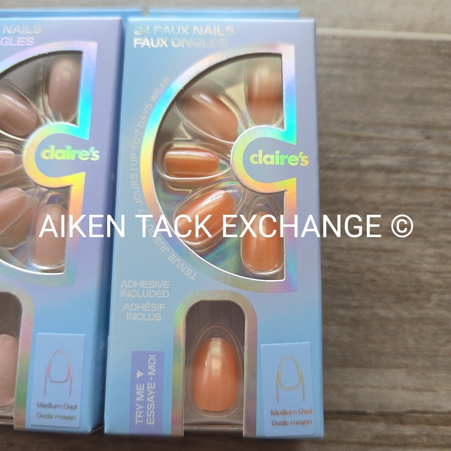 Claire's Press-On Nails (2 Sets) - 24 Count Each (48 Total)