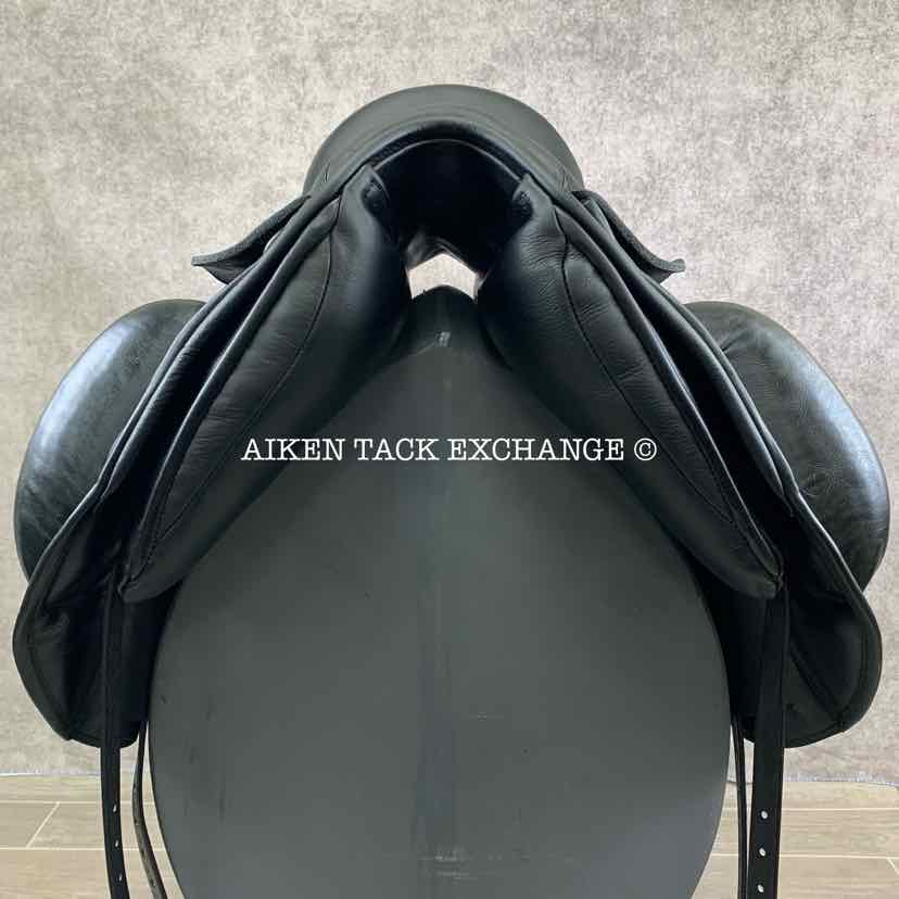 2017 Custom Saddlery Laguna XR Monoflap Dressage Saddle, 18" Seat, Adjustable Tree, Wool Flocked Panels
