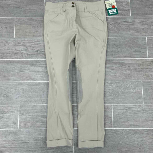 Dover Saddlery Riding Sport Competitor Knee Patch Jods, Size 12