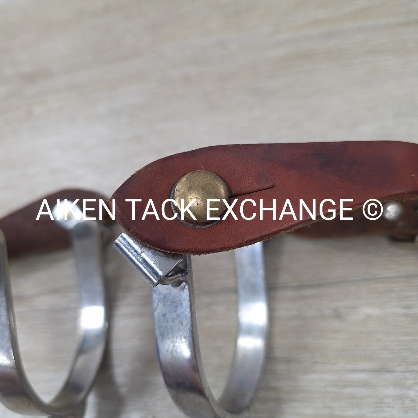 Western Rowel Spurs with Leather Spur Straps