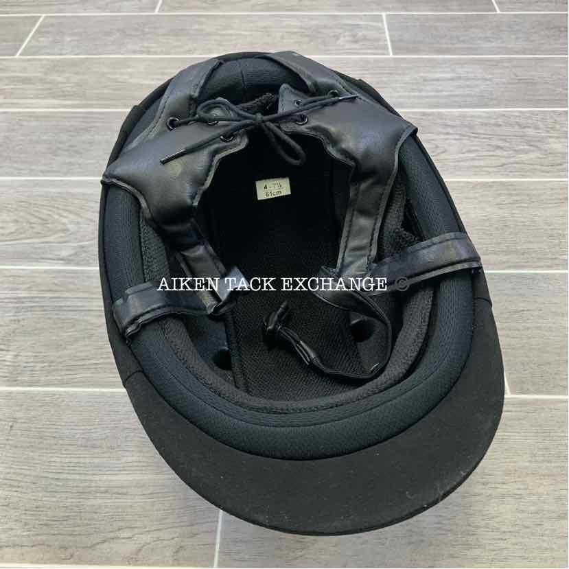 Charles Owen Ayr8+ Suede Riding Helmet, Size 7.5 (61 cm)