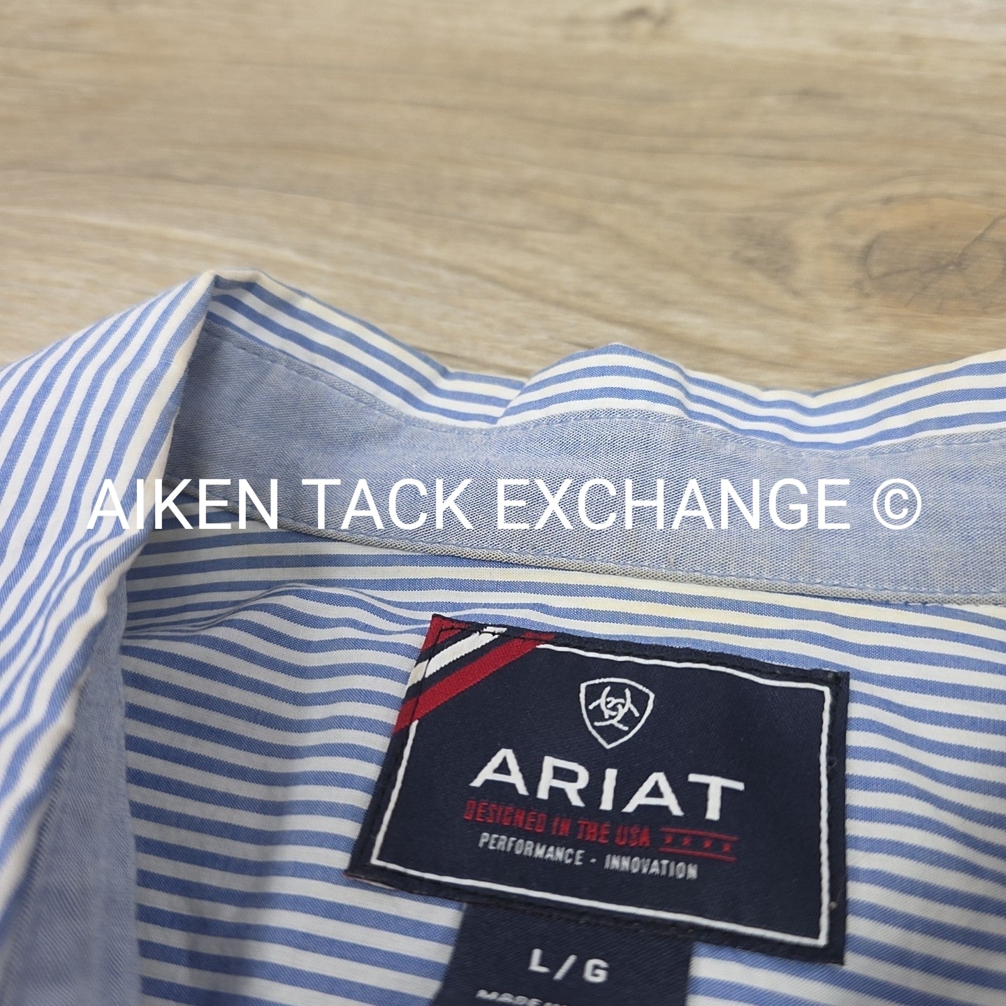 Ariat Long Sleeve Show Shirt, Womens' Large (has blemishes)