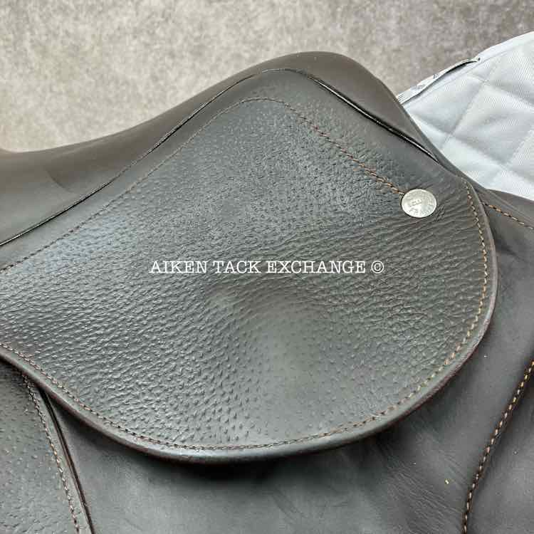 2014 CWD SE09 Monoflap Jump Saddle, 17.5" Seat, 2AA Flap, Medium Tree, Foam Panels