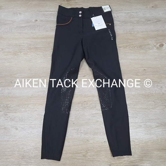 KL Select Gabrielle Silicone Grip Knee Patch Breeches, Size 22 R
