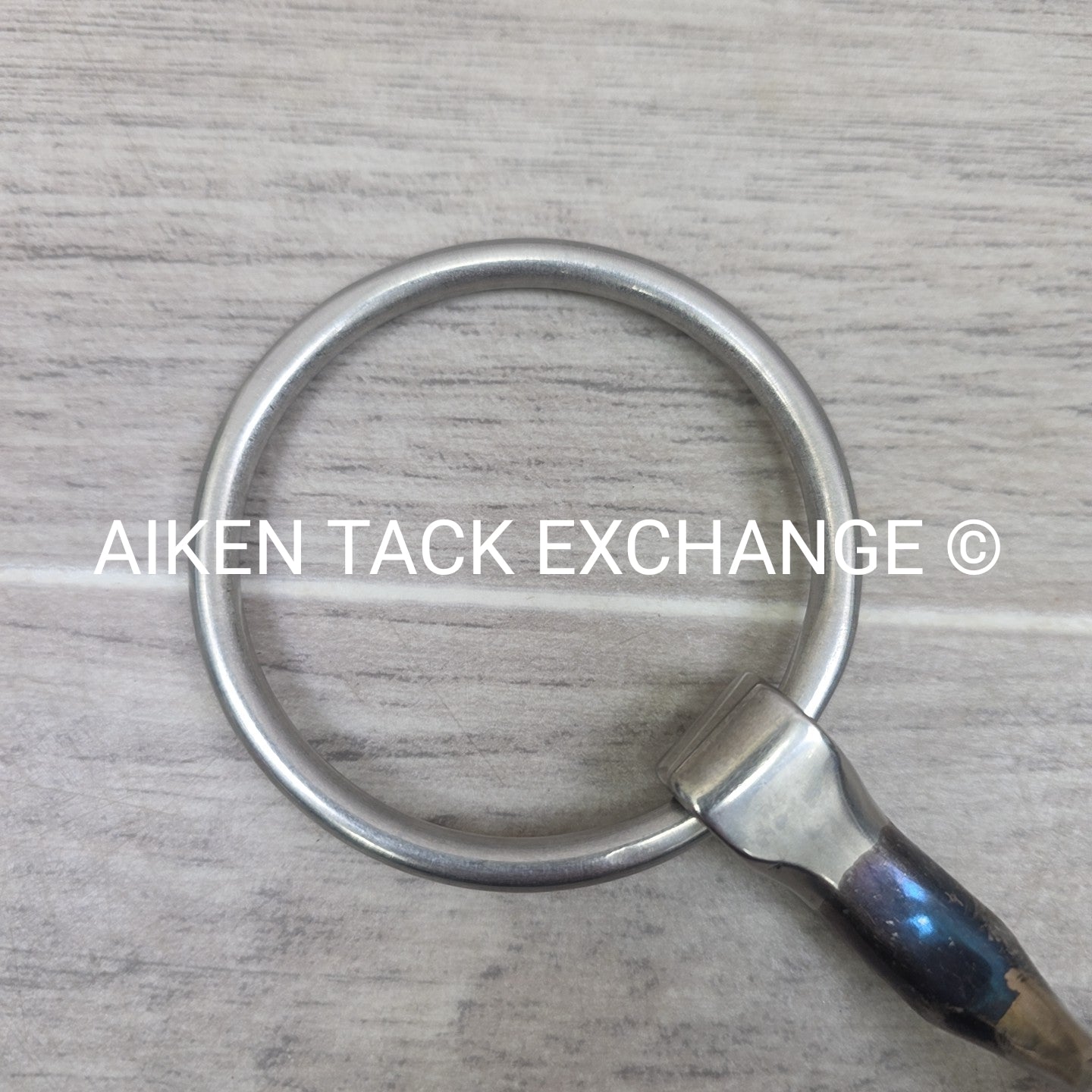 Bombers Bit Loose Ring Elliptical Dressage Control Bit 5.25"