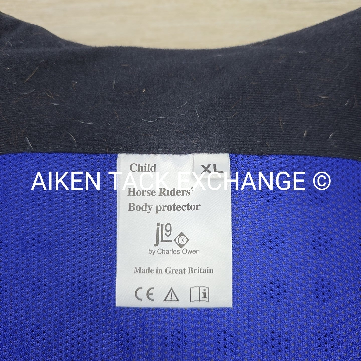 Charles Owen JLP Cross Country Safety Vest, Size Child's X-Large