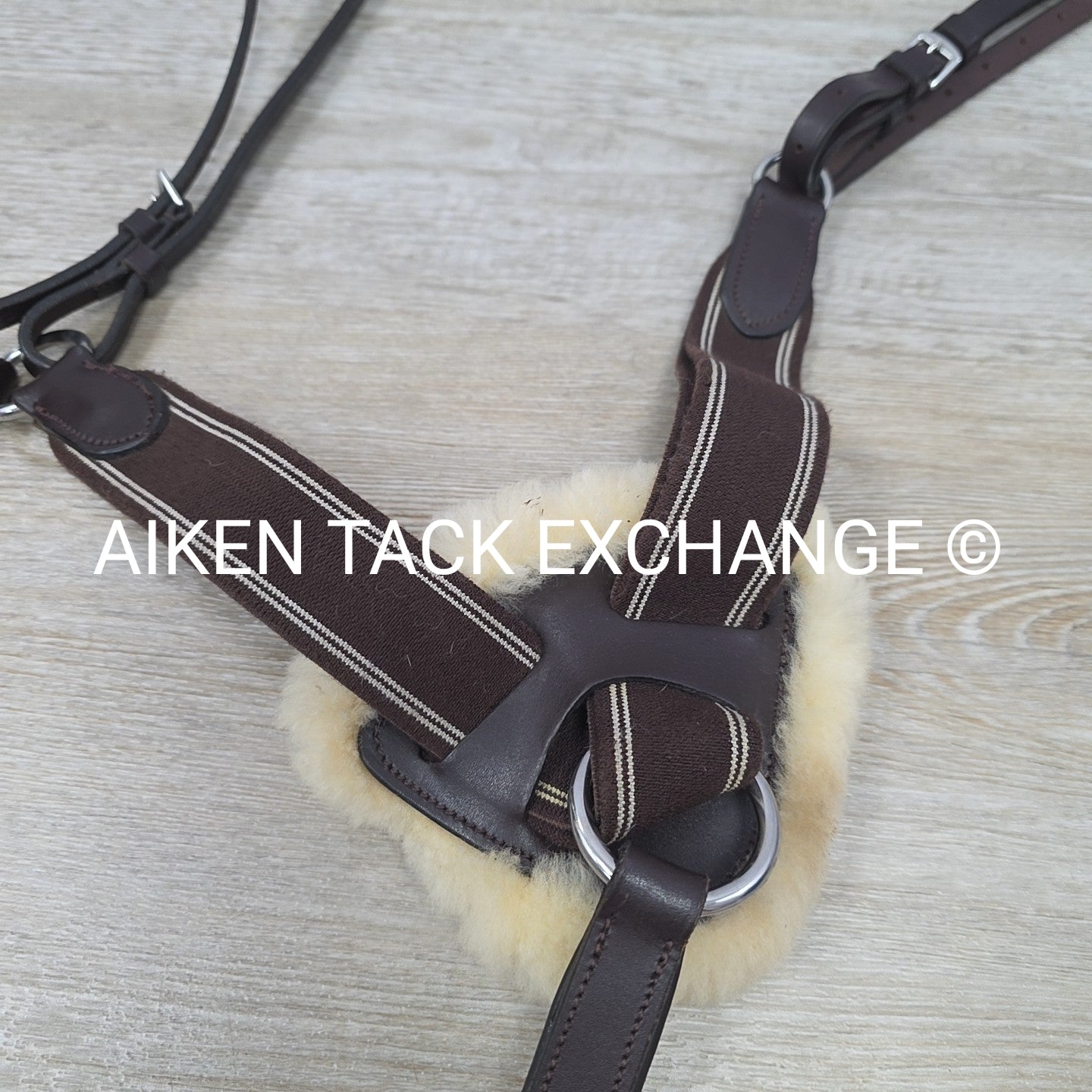 Shires Avignon 5 Point Breastplate, Brown, Oversize