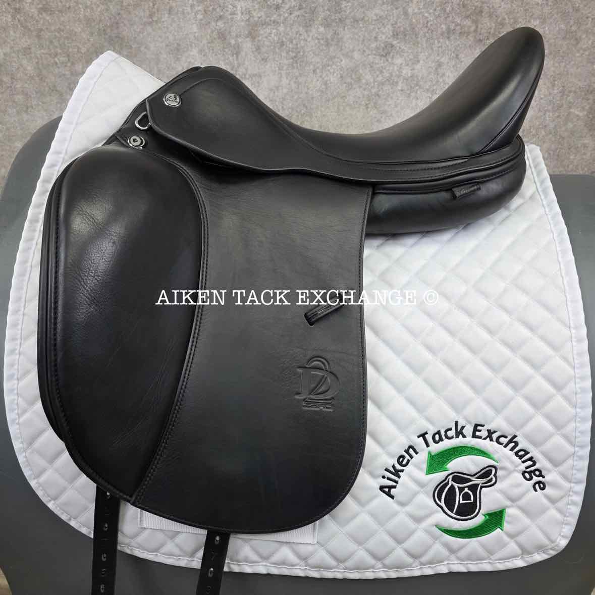 2021 Prestige X-D2 K Zero Dressage Saddle, 18" Seat, Medium Tree, Wool Flocked Panels