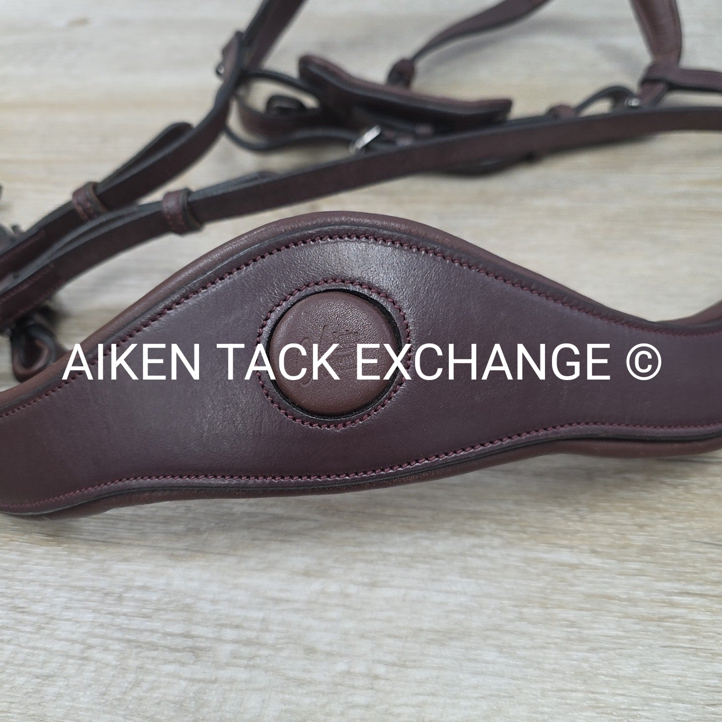 Artemis Equestrian Victory Bridle, Missing Browband, No Reins, Brown, Oversize