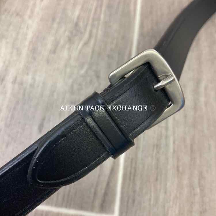 KL Select Red Barn Arena Ergonomic Bridle with Flash Crank Noseband, Black, Size Full, Comes with Matching Reins, Brand New
