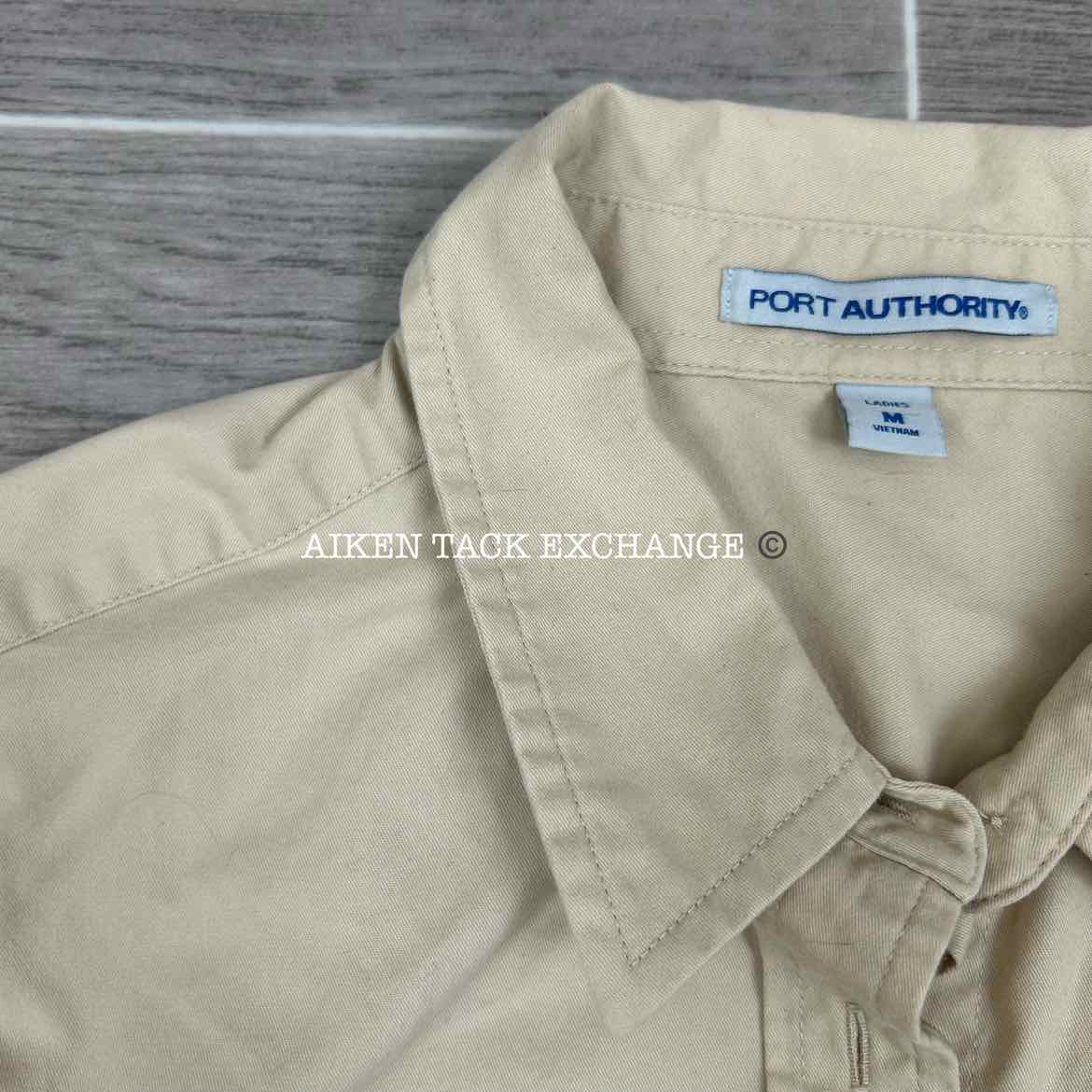 Aiken Hounds Long Sleeve Button Down Top, Size Medium