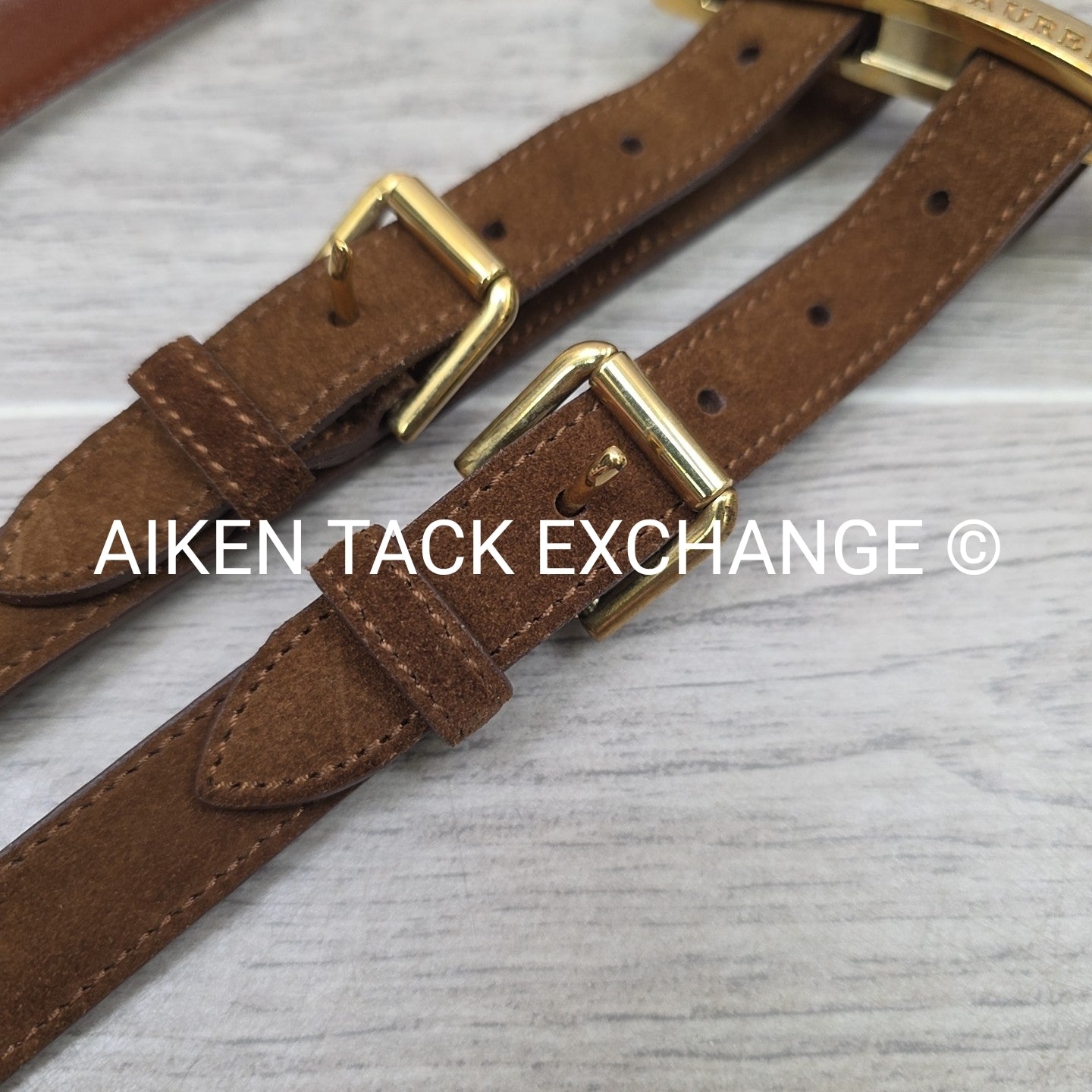 Ralph Lauren Tri-Strap Stirrup Waist Belt, Size Medium