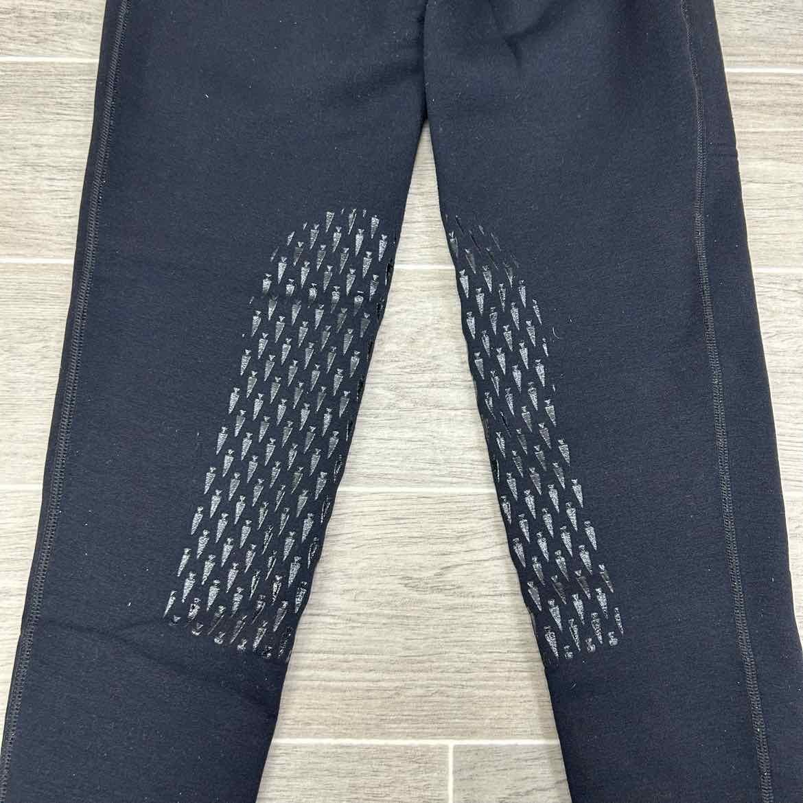 Kerrits Power Stretch Winter Silicone Knee Patch Tights, Size Large