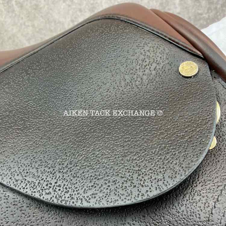 2021 Black Country GPX All Purpose Jump Saddle, 17" Seat, Wide Tree, Wool Flocked Panels
