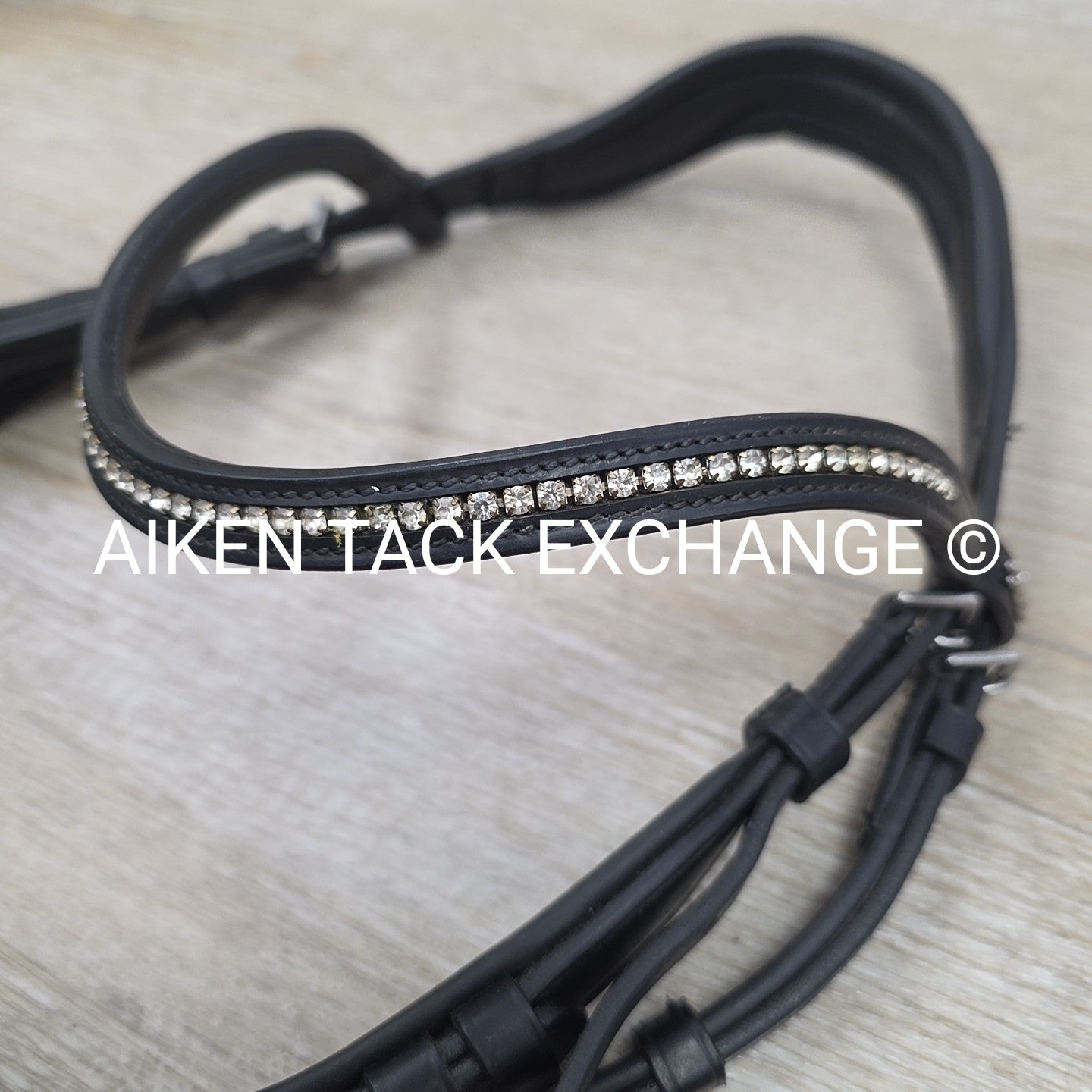 Schockemohle Equitus Beta Anatomical Special Bridle, Black, No Reins, Size Cob