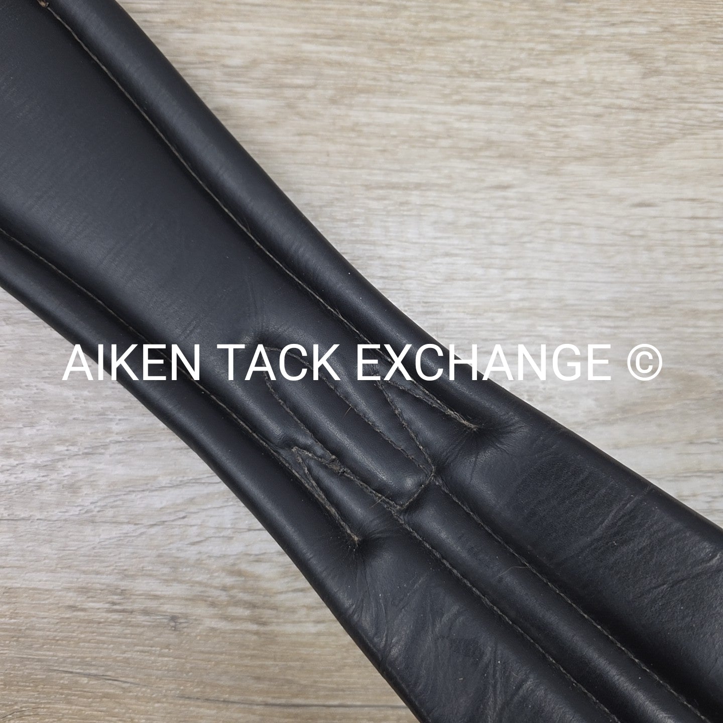 Trilogy Padded Leather Contour Girth, Black, 26"