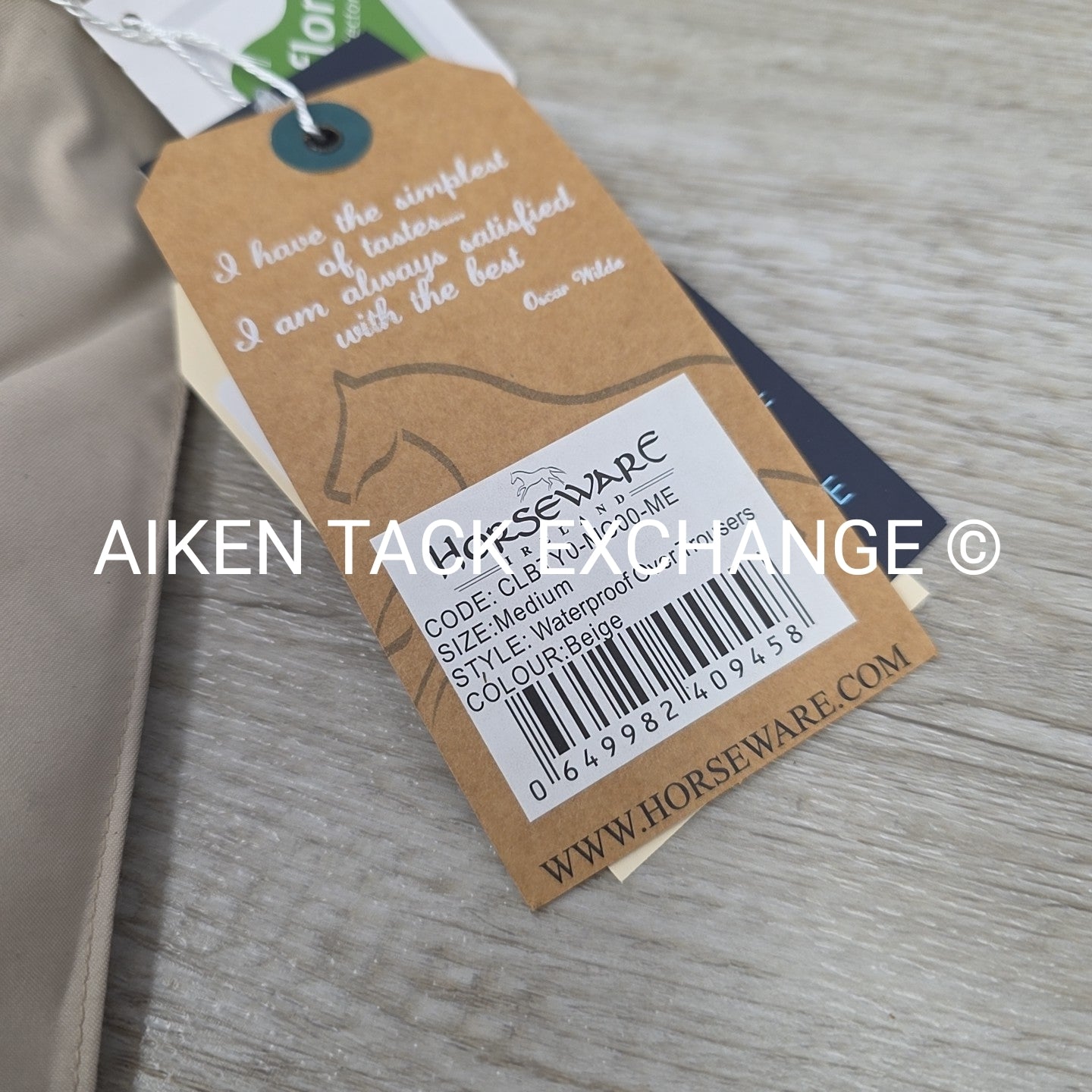Horseware Ireland Tally Ho Waterproof Over Trousers, Women's Medium