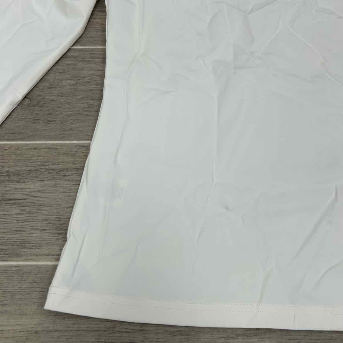 Ovation Elegance Long Sleeve Show Shirt, White, Size Large