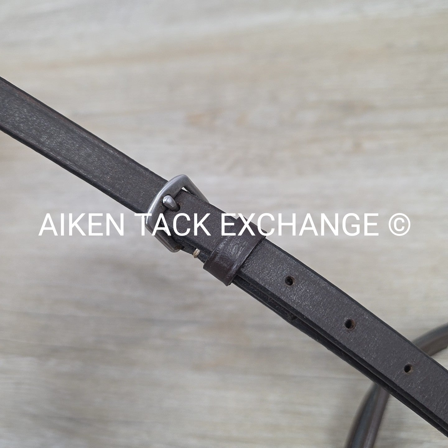 Padded Fancy Stitch Noseband, Brown, Size Full