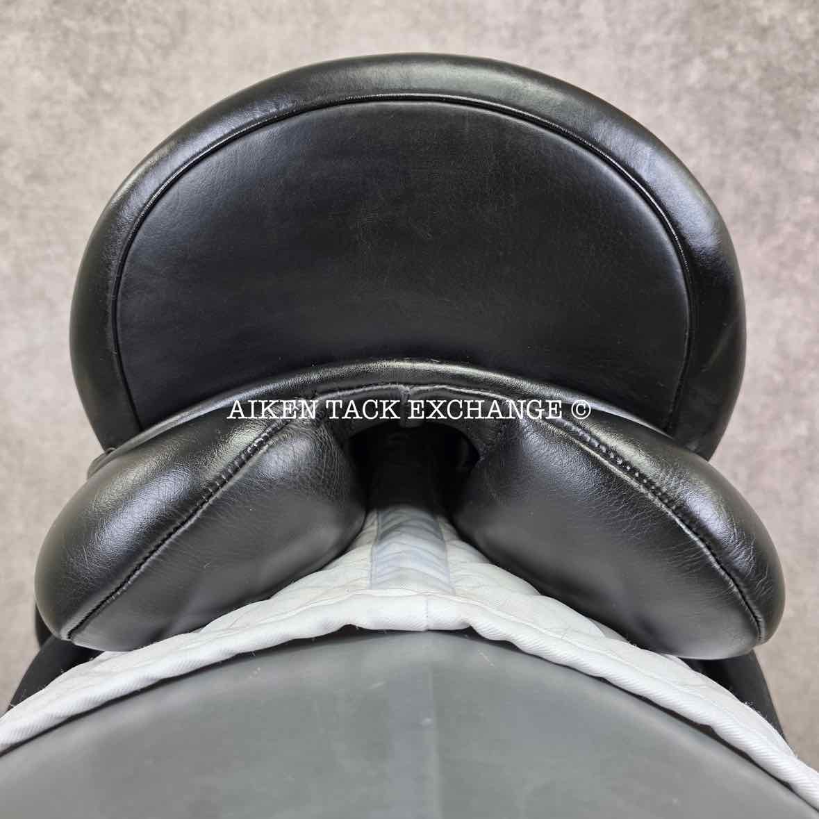 2011 Custom Saddlery Wolfgang Solo Dressage Saddle, 17" Seat, Adjustable Tree, Wool Flocked Panels