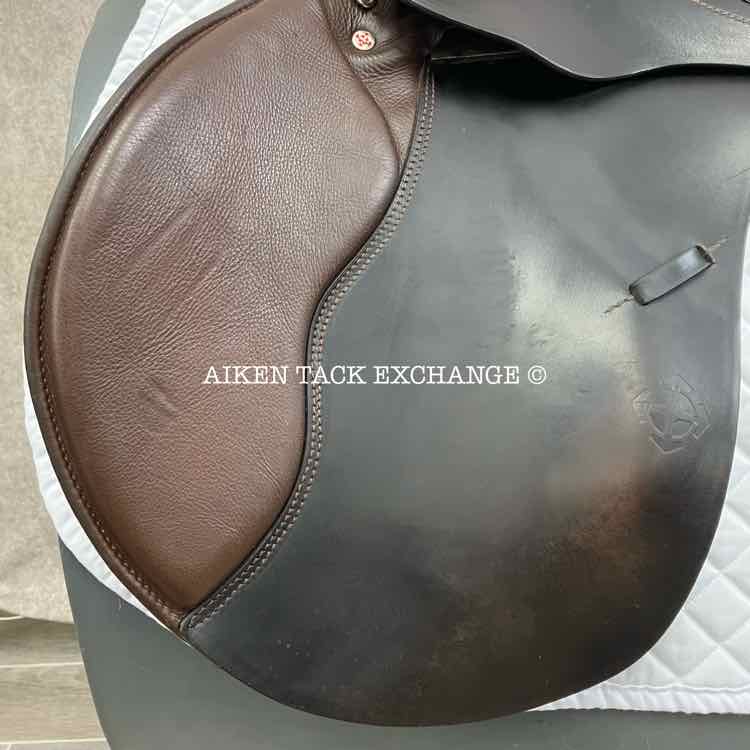 Courbette Lemetex Cresta All Purpose Jump Saddle, 17.5" Seat, Medium Tree, Foam Panels