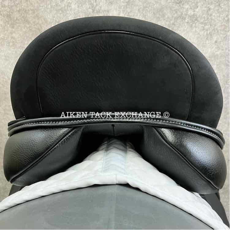 2024 Custom Saddlery Everest R Monoflap Dressage Saddle, 18" Seat, Adjustable Tree, Wool Flocked Panels