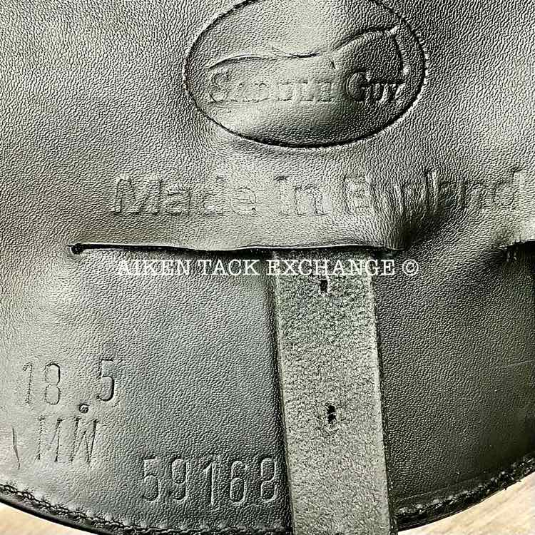Saddle Guy by Mike Scott Monoflap Dressage Saddle, 18.5" Seat, Medium Wide Tree, Wool Flocked Panels