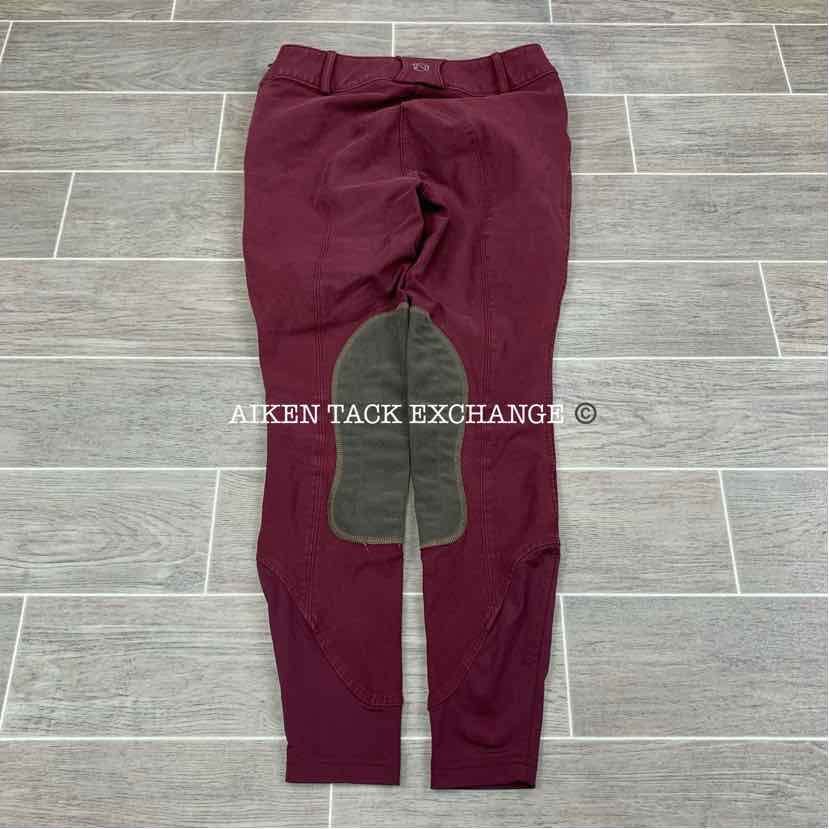 Noble Outfitters Size Zip Knee Patch Breeches, Size 22R