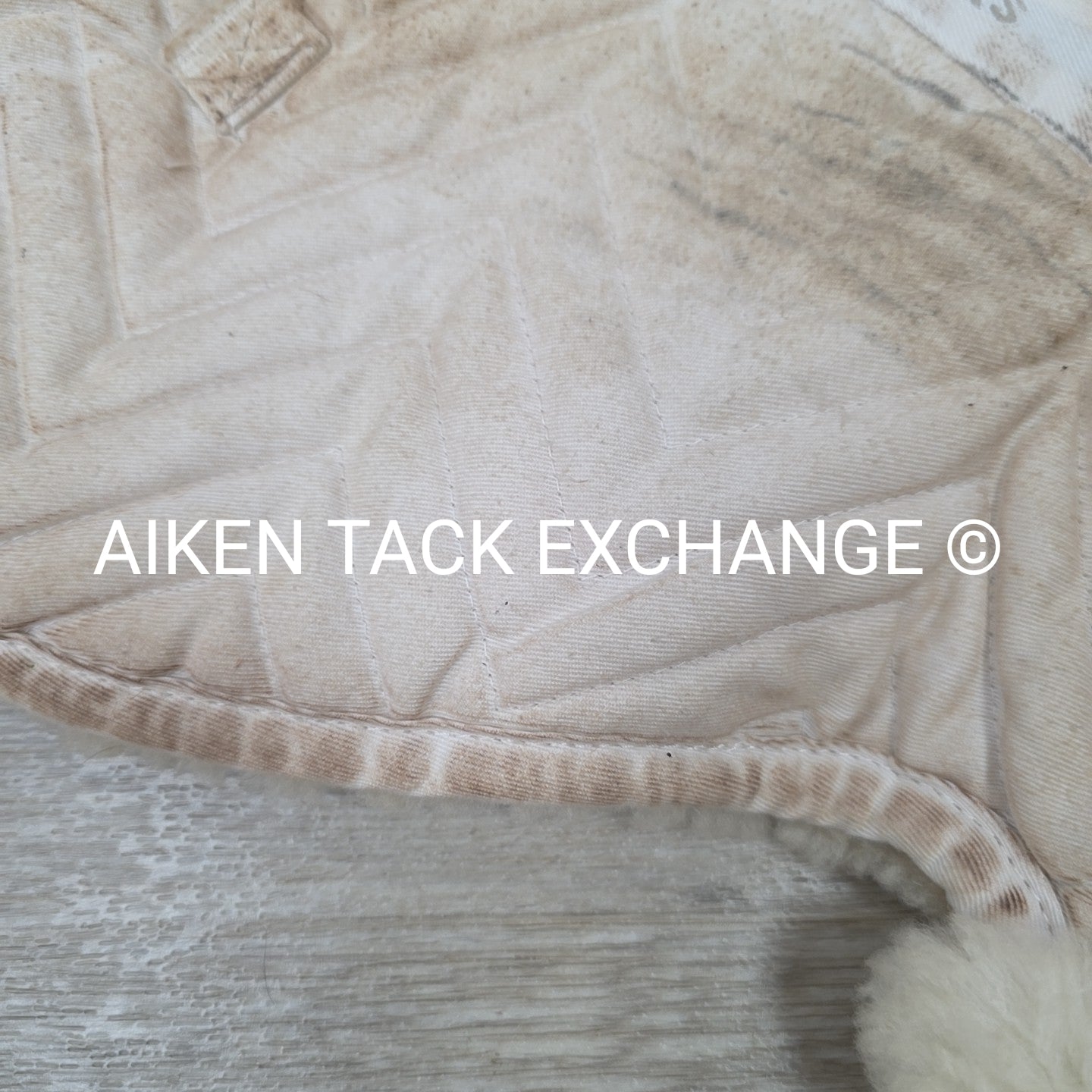 Fleeceworks Sheepskin Classic All Purpose Half Pad with Rolled Edges, Size Pony
