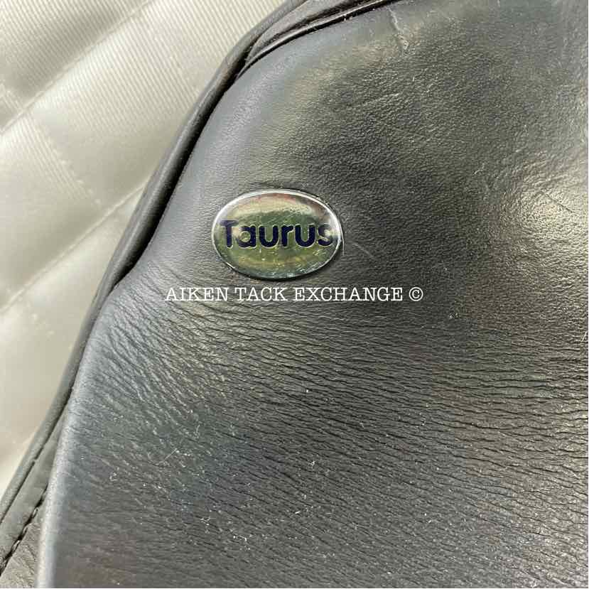 Taurus by Cobra Dressage Saddle, 17" Seat, Medium Tree, Wool Flocked Panels
