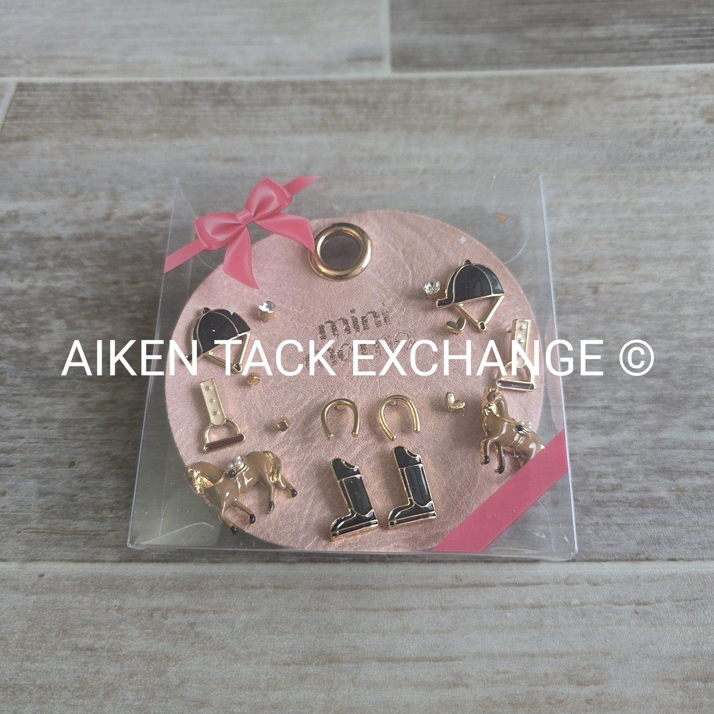 Equestrian Earring Set - 8 Pairs Total
