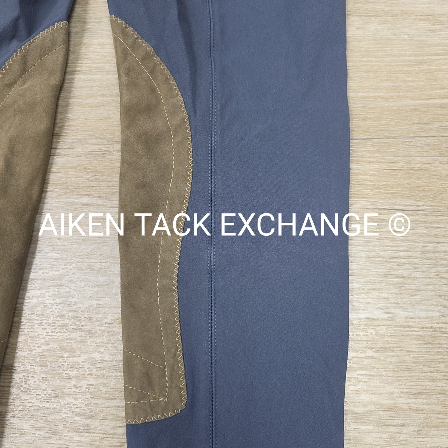 Tailored Sportsman Trophy Hunter Knee Patch Breeches, Sock Bottom, Size 24 R