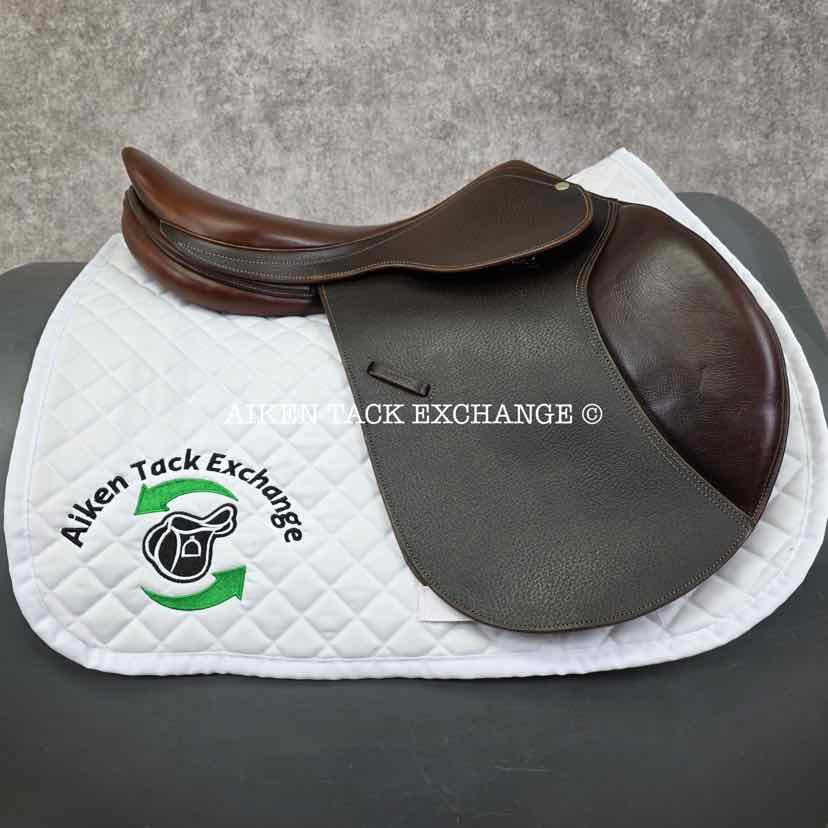 Forestier Close Contact Jump Saddle, 16.5" Seat, Medium/Medium Wide Tree, Foam Panels