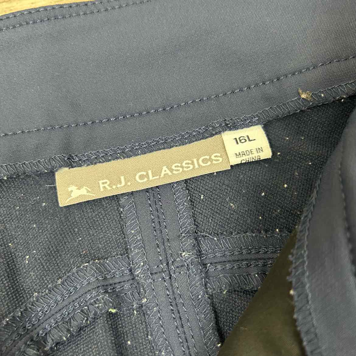 RJ Classics Avery Knee Patch Breeches, Size 16 L