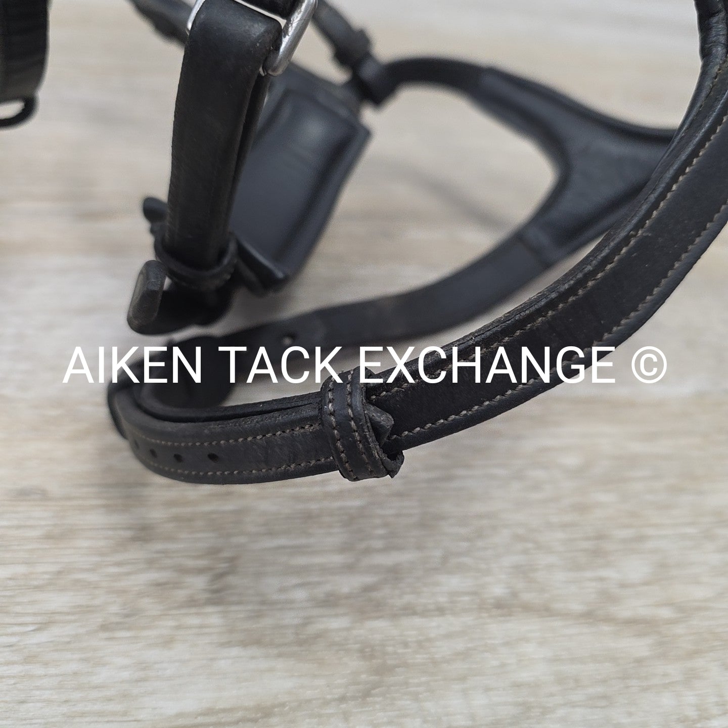 Montar Monarch Bridle, No Reins, Black, Size Full