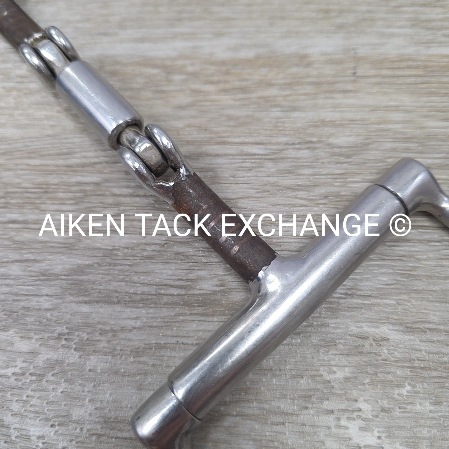 Myler Double Hinged Comfort Snaffle D Ring Bit with Hooks 5.25"
