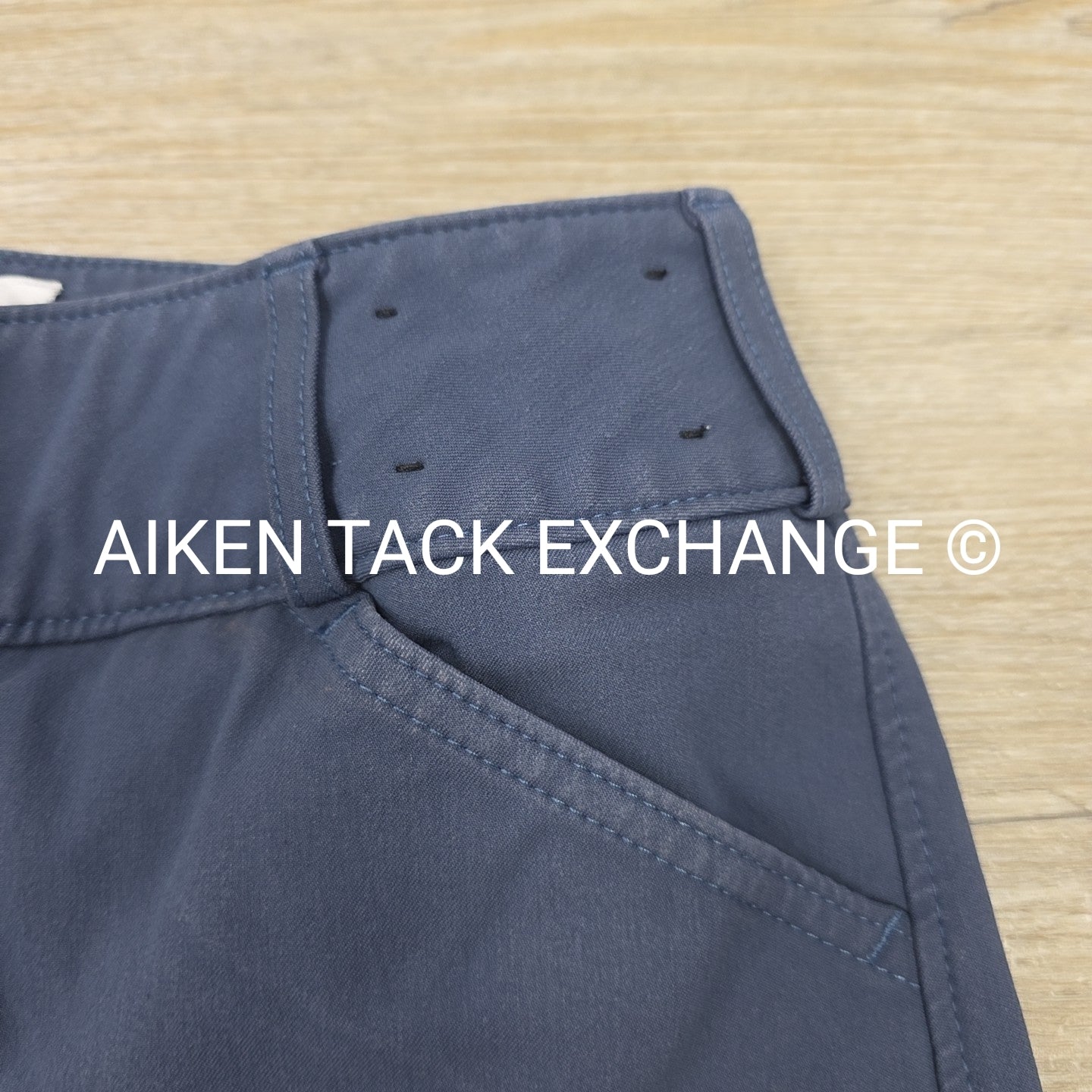 Tailored Sportsman Trophy Hunter Knee Patch Breeches, Sock Bottom, Size 24 R