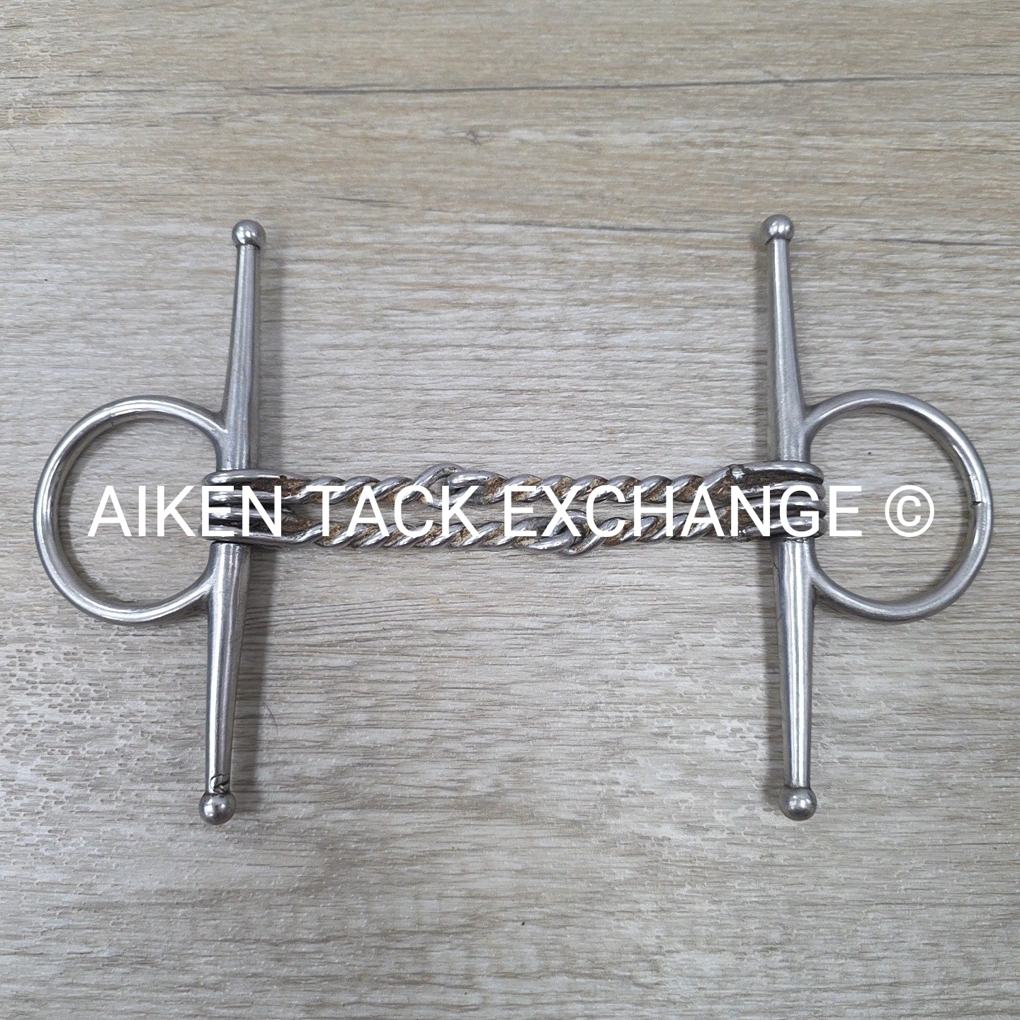 Full Cheek Double Twisted Wire Bit 5"