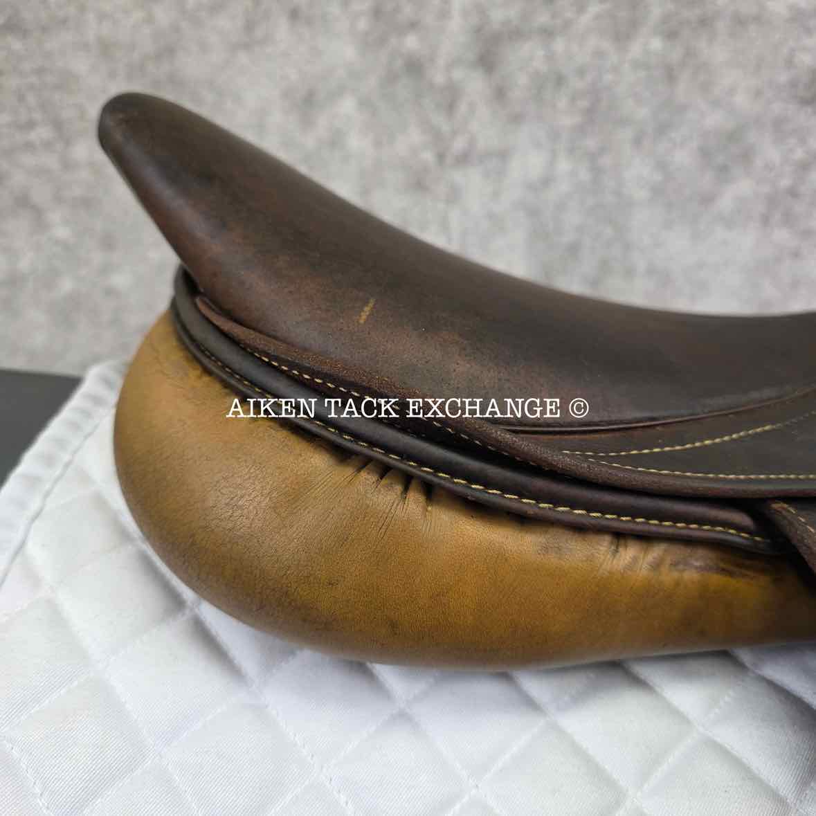Collegiate Ruiz Diaz Close Contact Jump Saddle, 17" Seat, Medium Tree, Foam Panels