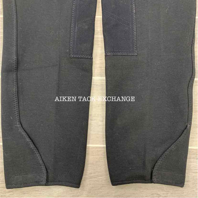 On Course Shapely Knee Patch Breeches, Brand New, Black, Size 32 L