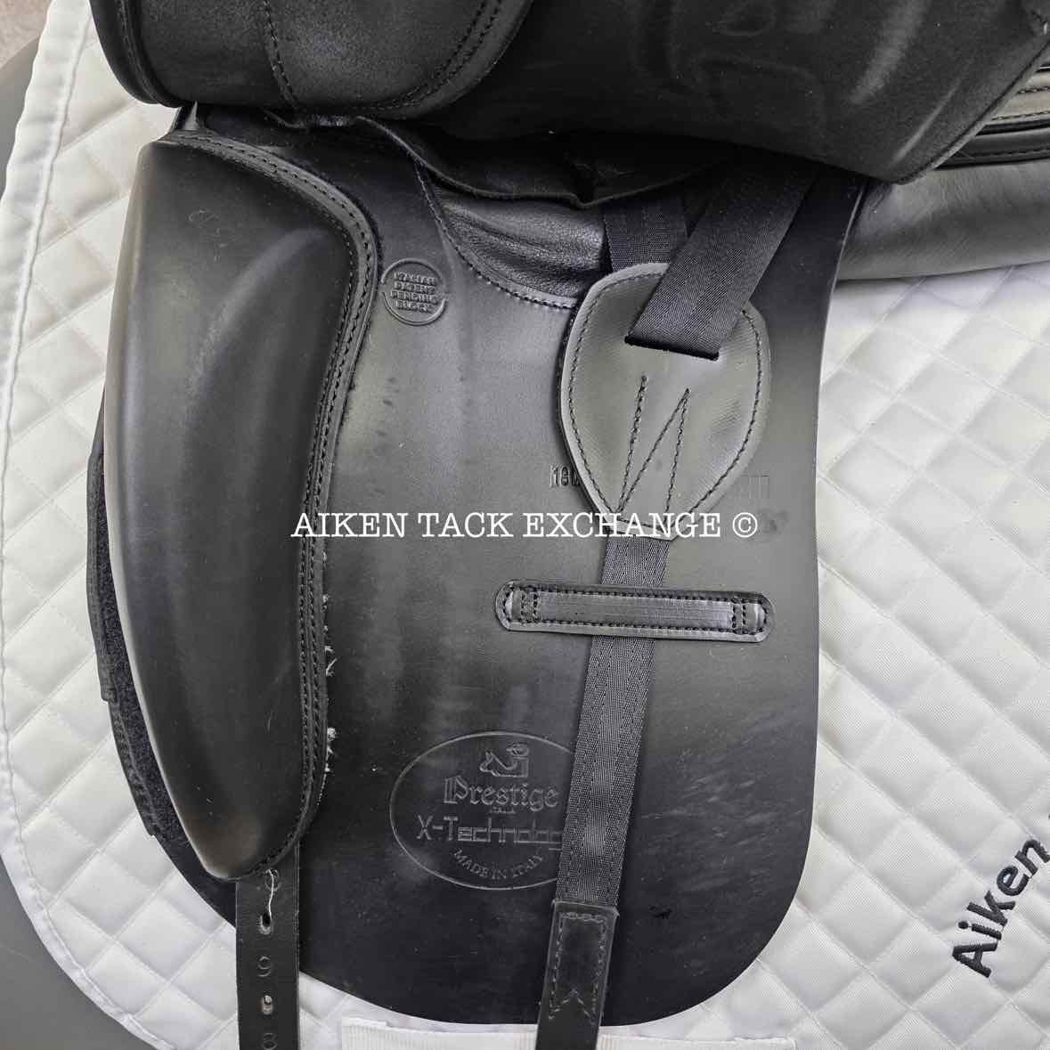 2021 Prestige X-D2 K Zero Dressage Saddle, 18" Seat, Medium Tree, Wool Flocked Panels
