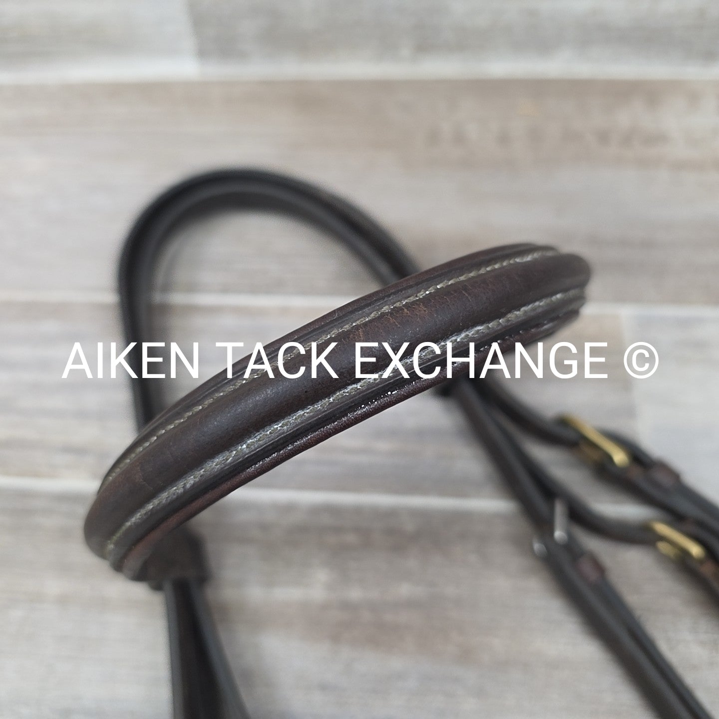 Various Brands Flash Bridle, No Reins, Brown, Size Full