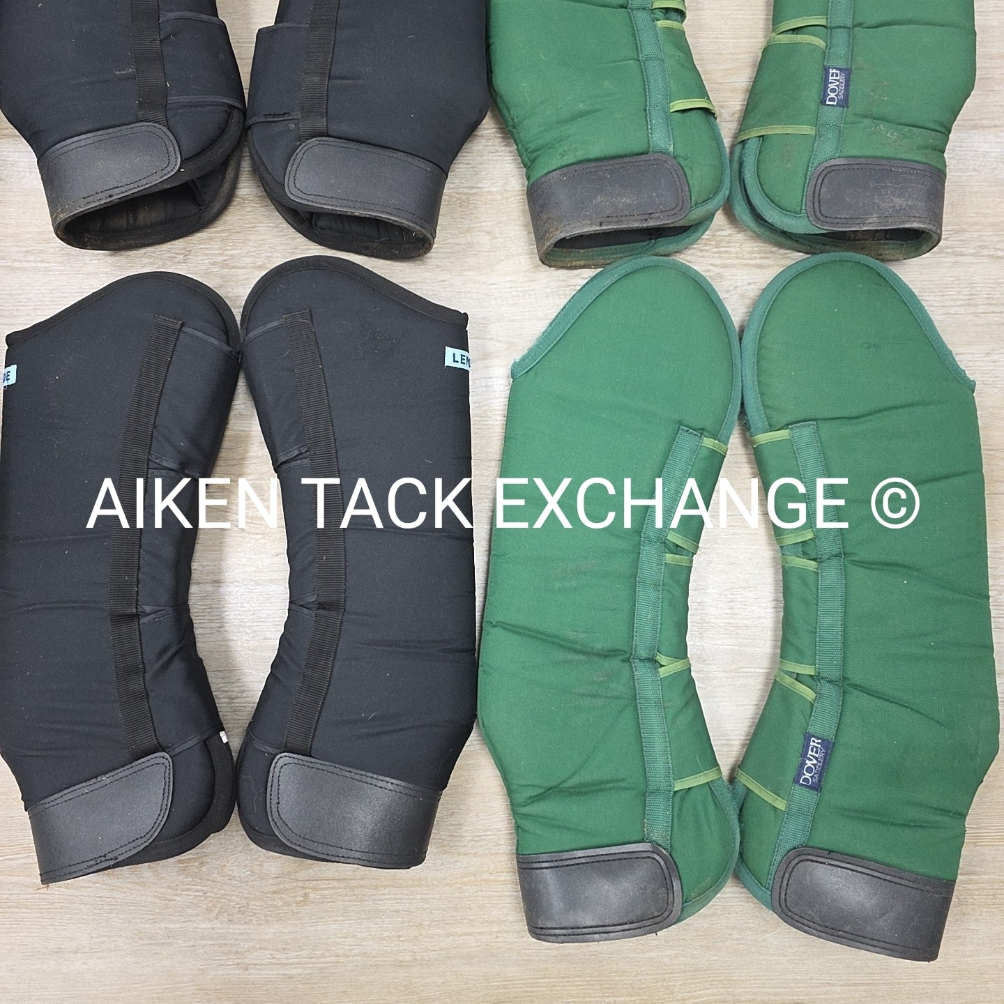 BARGAIN BUNDLE: Lende Shipping Boots with Case & Dover Saddlery Shipping Boots,