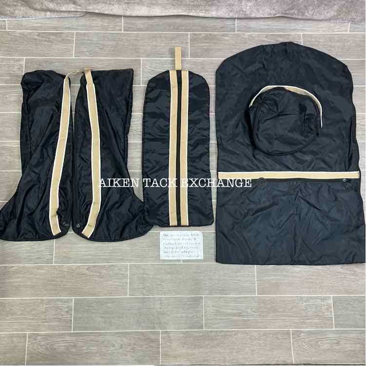 Dover Saddlery Garment Storage Set: Garment Bag, Boot Bag, & Helmet Bag