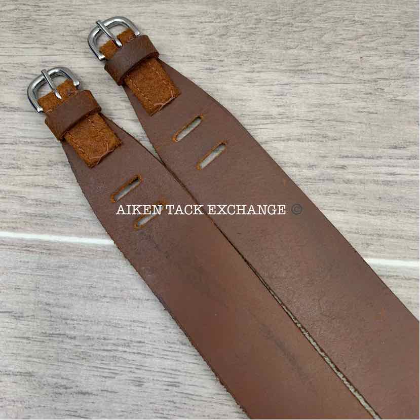 Garter Jodhpur Straps, Brown, Size Large, Brand New
