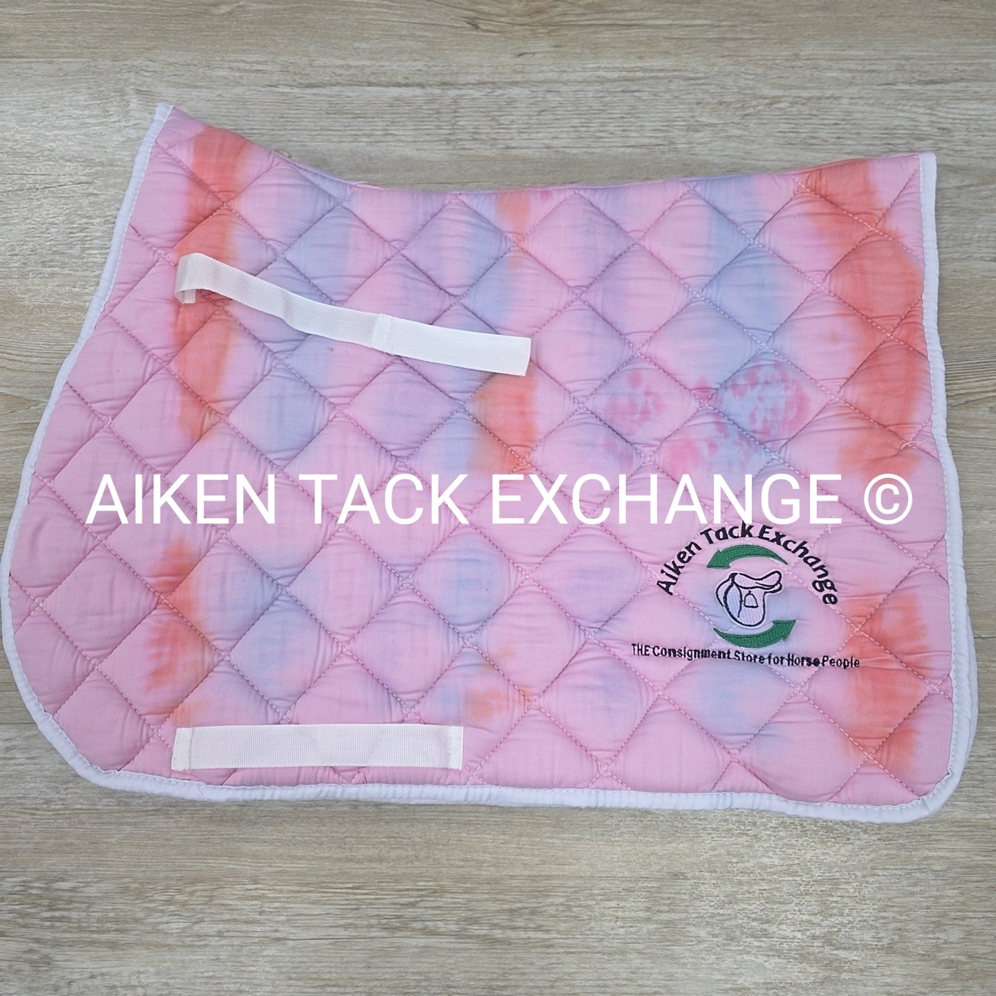 BARGAIN BUNDLE: 2 Tie-Dye All Purpose Saddle Pads with ATE Logo
