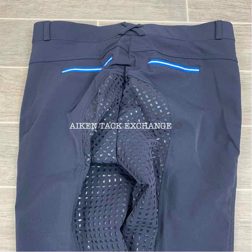 KL Select USG "Ava" Silicone Full Seat Breeches, Size 32