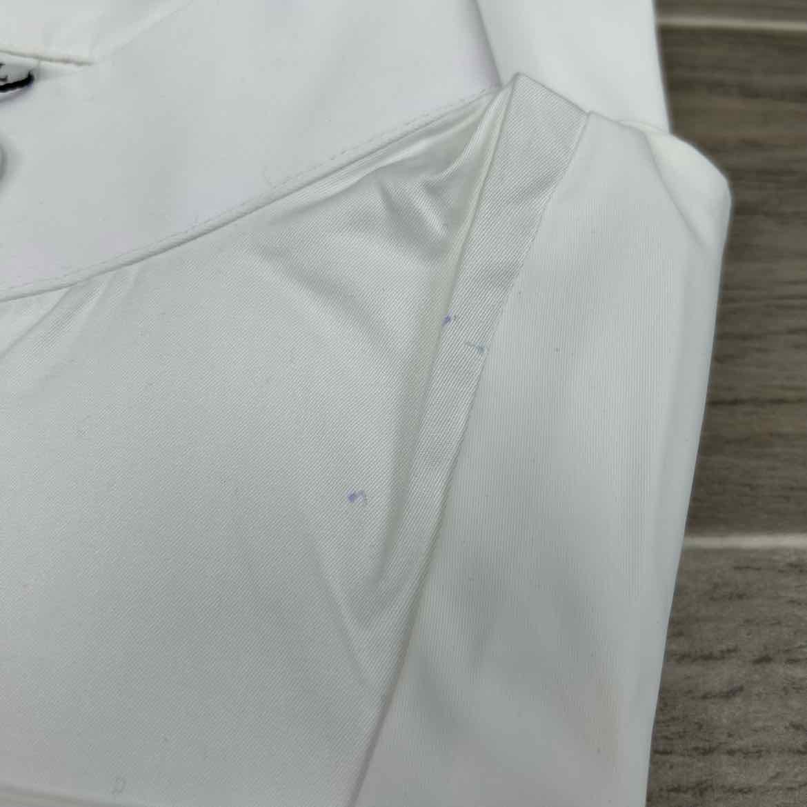 Ovation Elegance Long Sleeve Show Shirt, White, Size X-Large