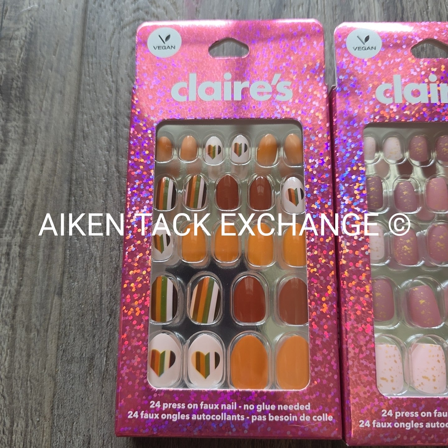 Claire's Press-On Nails (2 Sets) - 24 Count Each (48 Total)