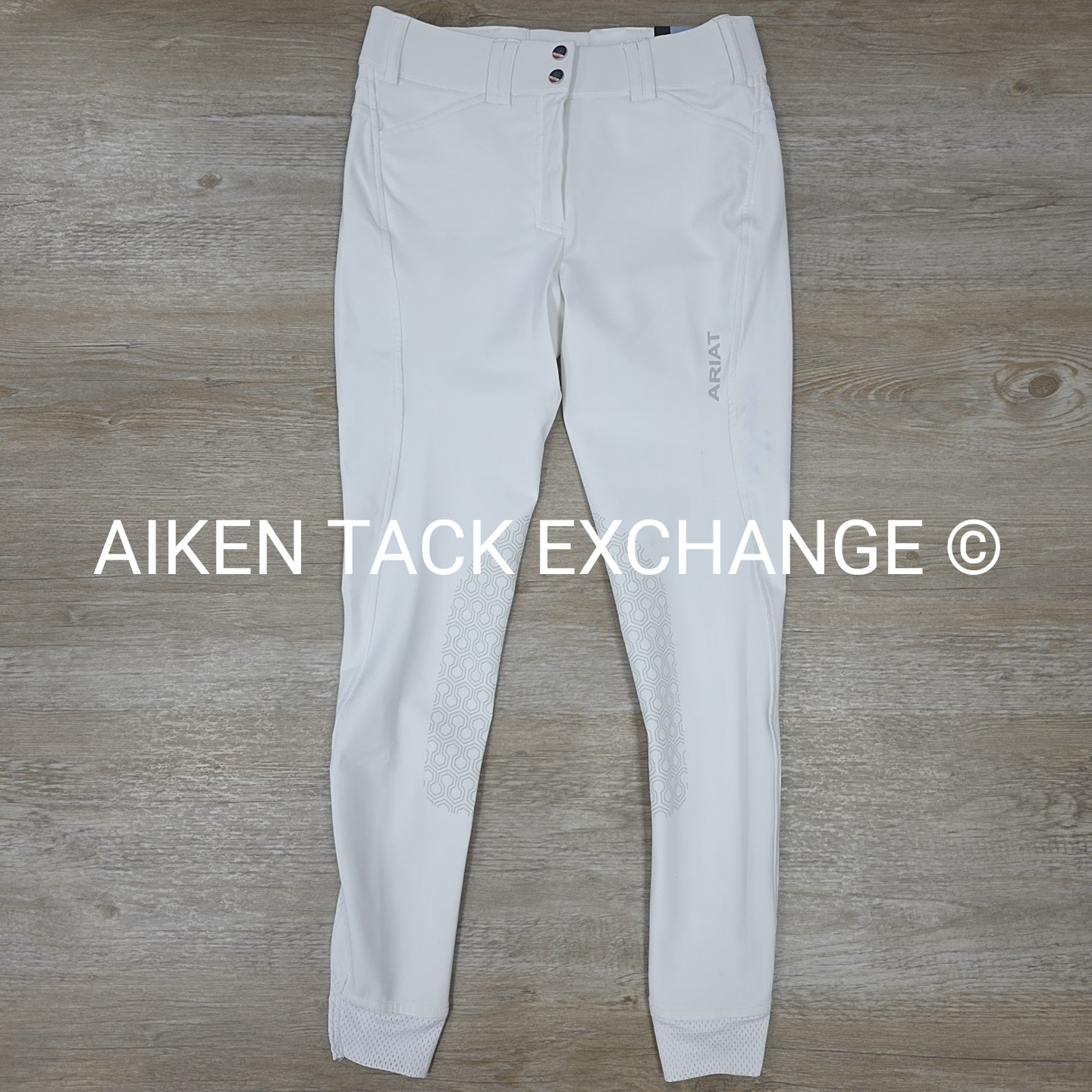 Ariat Tri Factor Silicone Grip Knee Patch Breeches, Size 22 L